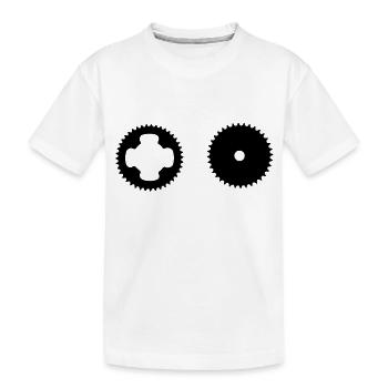 anneau de la chaîne I - T-shirt bio Premium Enfant - blanc - Devant