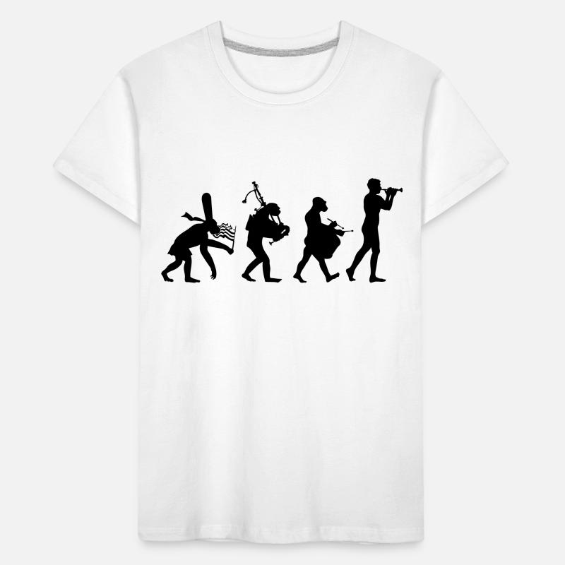 évolution bombarde 2 bagad T-shirt bio Premium Enfant