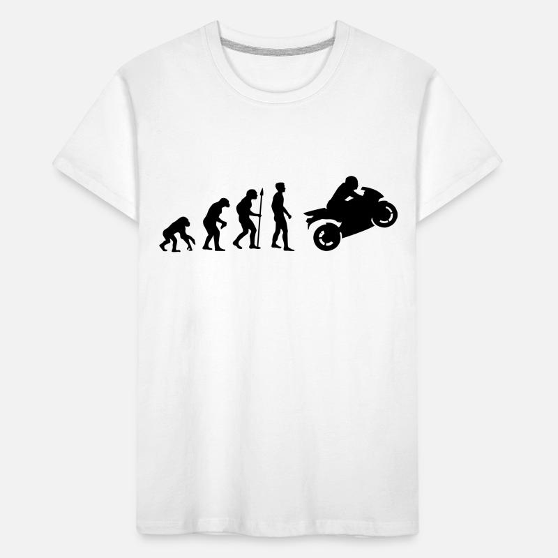 evolution_biker__f1 Kinder Premium Bio T-Shirt