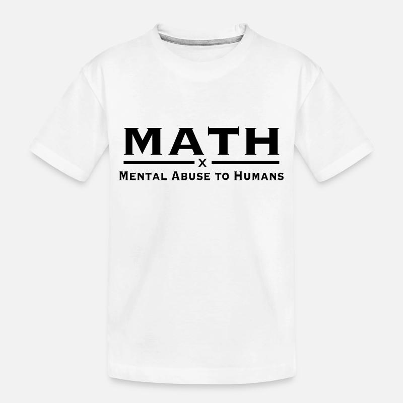math - Kinder Premium Bio T-Shirt - Weiß