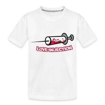 spritze_love_injection - T-shirt bio Premium Enfant - blanc - Devant