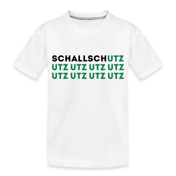 UTZ UTZ UTZ insonorisation en deux couleurs - T-shirt bio Premium Enfant - blanc - Devant