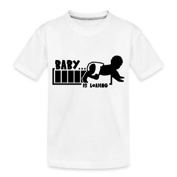 Baby Is Loading - T-shirt bio Premium Enfant - blanc - Devant