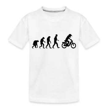 mofa evolution 15. Geburtstag - Kinder Premium Bio T-Shirt - Weiß - Vorne