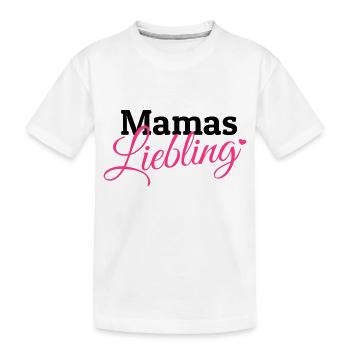 Mamas Liebling - Kinder Premium Bio T-Shirt - Weiß - Vorne
