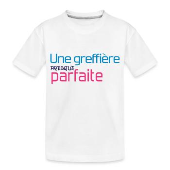 Greffier / Greffière / Loi / Tribunal / Justice - T-shirt bio Premium Enfant - blanc - Devant