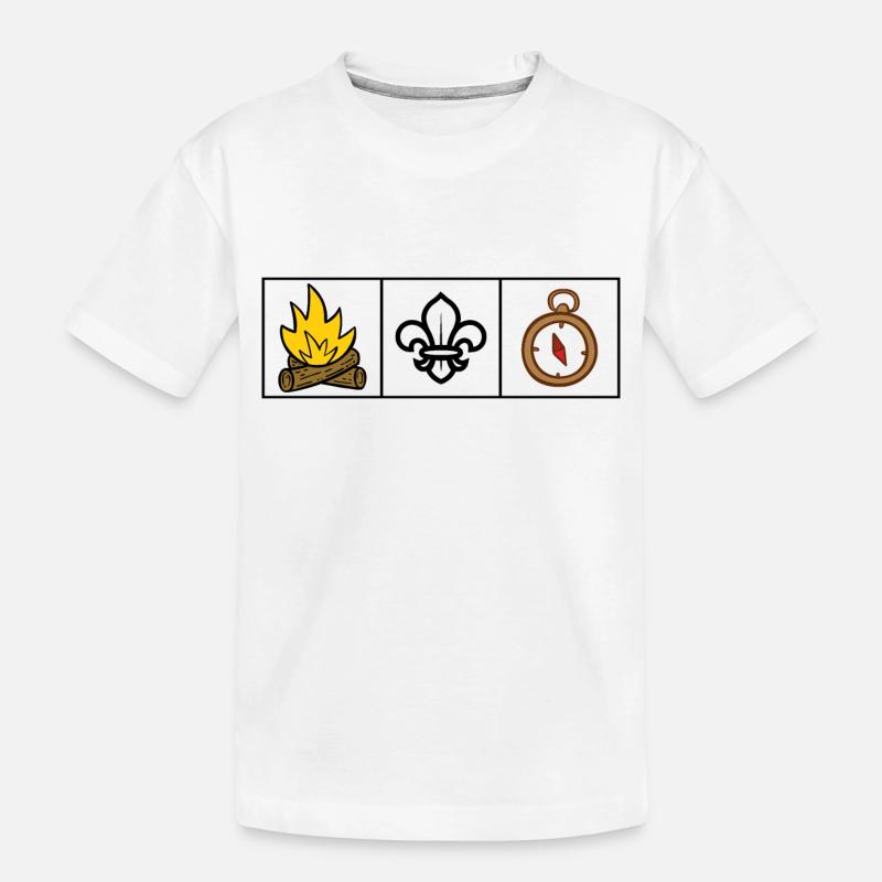 Scout / Scoutisme - T-shirt bio Premium Enfant - blanc