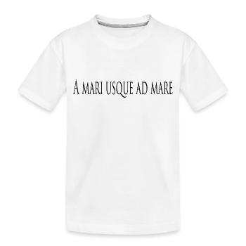 Meer zu Meer - Kinder Premium Bio T-Shirt - Weiß - Vorne