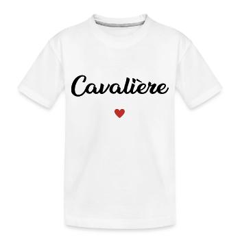 cavalière idée cadeau - T-shirt bio Premium Enfant - blanc - Devant