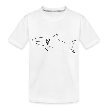 Hai Line Art - Minimaliste - T-shirt bio Premium Enfant - blanc - Devant