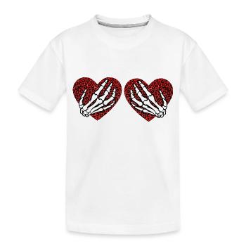 Aimer les mains saké - T-shirt bio Premium Enfant - blanc - Devant