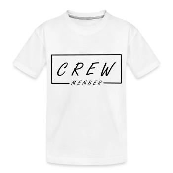 Membres d’équipage - T-shirt bio Premium Enfant - blanc - Devant