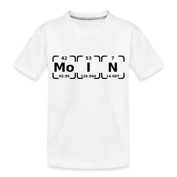 Moin Periodensystem - Kinder Premium Bio T-Shirt - Weiß - Vorne