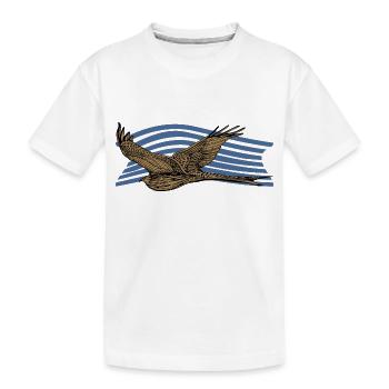Bird - Kids' Premium Organic T-Shirt - white - Front