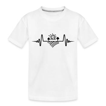 Agriculteur agricole Puls - T-shirt bio Premium Enfant - blanc - Devant