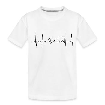 Sylt - Kinder Premium Bio T-Shirt - Weiß - Vorne