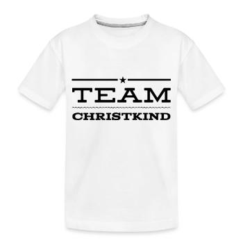 TEAM CHRISTKIND. Weihnachten Merry Christmas X-Mas - Kinder Premium Bio T-Shirt - Weiß - Vorne