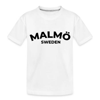 Malmö Jersey - Kids' Premium Organic T-Shirt - white - Front