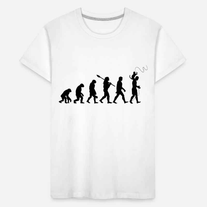 L'évolution du chat T-shirt bio Premium Enfant