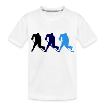 Hockey - T-shirt bio Premium Enfant - blanc - Devant