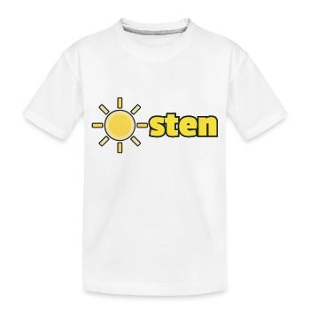 Osten - Kinder Premium Bio T-Shirt - Weiß - Vorne