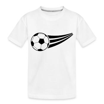 Football - T-shirt bio Premium Enfant - blanc - Devant