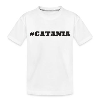 #Catania Sicile Sicile - T-shirt bio Premium Enfant - blanc - Devant
