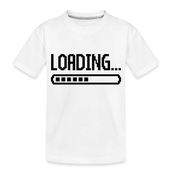loading - Kinder Premium Bio T-Shirt - Weiß - Vorne