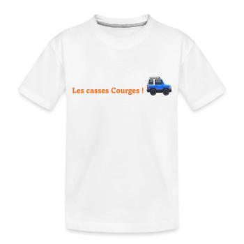 Les casses courges - T-shirt bio Premium Enfant - blanc - Devant