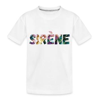 Sirène - T-shirt bio Premium Enfant - blanc - Devant
