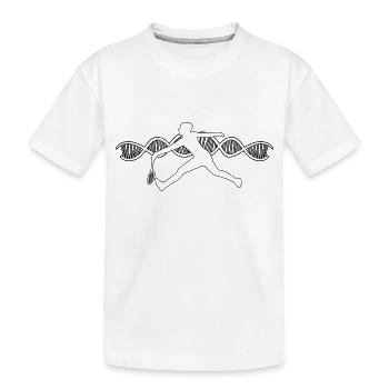Badminton badminton fan badminton équipe badminton - T-shirt bio Premium Enfant - blanc - Devant