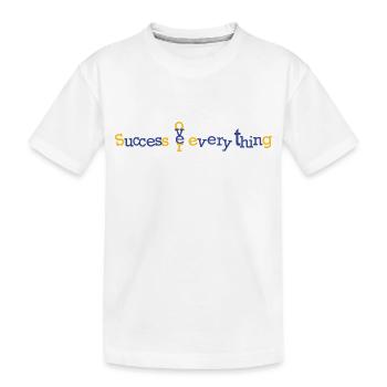 Success over Everything - Kinder Premium Bio T-Shirt - Weiß - Vorne