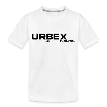 URBEX Urban Exploration - Kinder Premium Bio T-Shirt - Weiß - Vorne