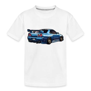 Jdm / Tuning / Turbocompresseur / Jantes / Chiptuning - T-shirt bio Premium Enfant - blanc - Devant