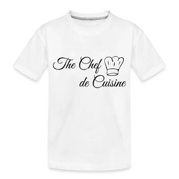 The Chef de Cuisine - Kids' Premium Organic T-Shirt - white - Front