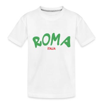 Rome - Rome - Italie - Italie - Italie - T-shirt bio Premium Enfant - blanc - Devant