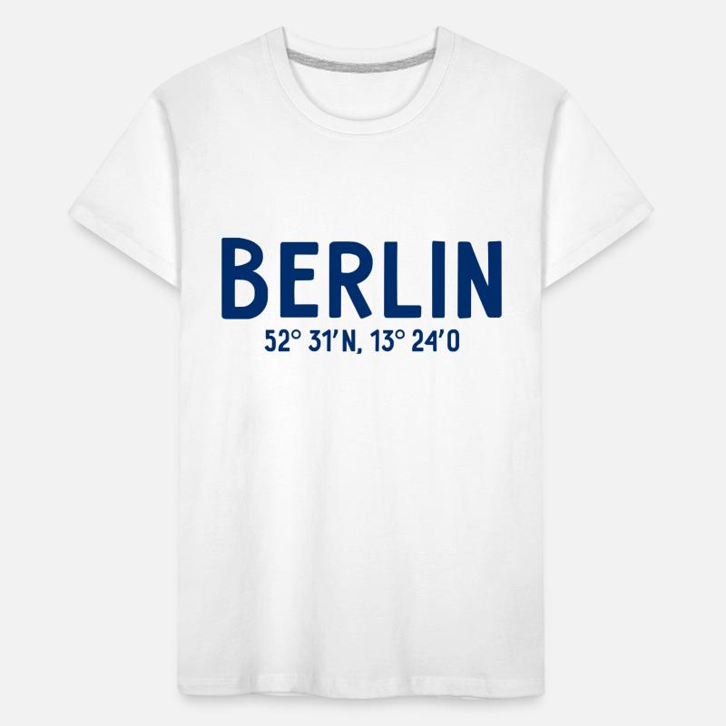 Berlin Coordinates - Berlin Bear Kids' Premium Organic T-Shirt