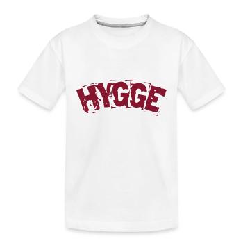 Hygge Scandinavian Lifestyle - Kids' Premium Organic T-Shirt - white - Front