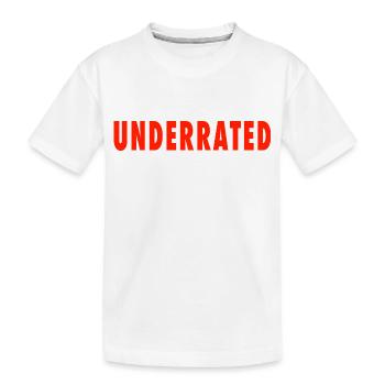sous-estimé - T-shirt bio Premium Enfant - blanc - Devant