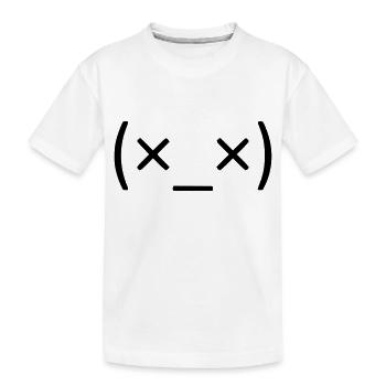 Close your eyes and take a deep breath! 😵‍💫 - Kids' Premium Organic T-Shirt - white - Front