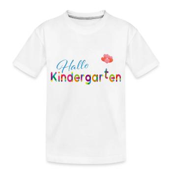 Bonjour la maternelle - T-shirt bio Premium Enfant - blanc - Devant