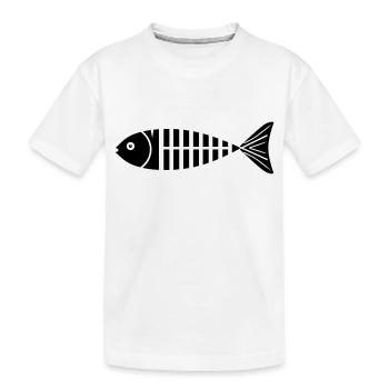 poisson - T-shirt bio Premium Enfant - blanc - Devant
