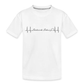 Saxon Switzerland - Kids' Premium Organic T-Shirt - white - Front