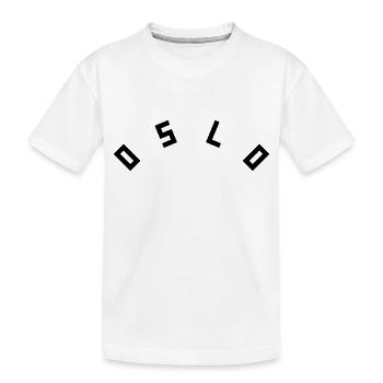 Oslo - Kinder Premium Bio T-Shirt - Weiß - Vorne