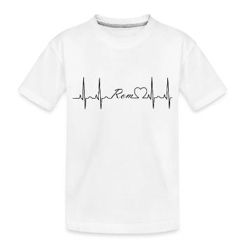 Rom - Kinder Premium Bio T-Shirt - Weiß - Vorne