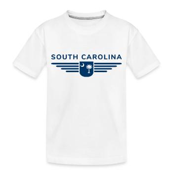 T-shirt de fan de Caroline du Sud – Pour les vrais fans ! - T-shirt bio Premium Enfant - blanc - Devant