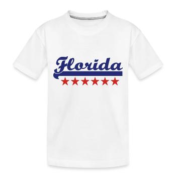 Florida - Kids' Premium Organic T-Shirt - white - Front
