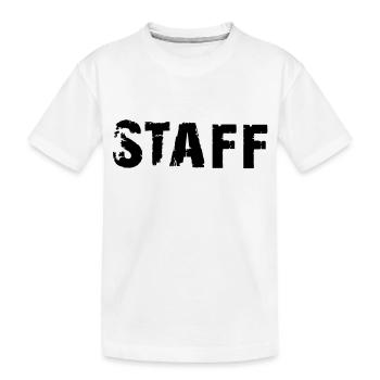 staff - T-shirt bio Premium Enfant - blanc - Devant