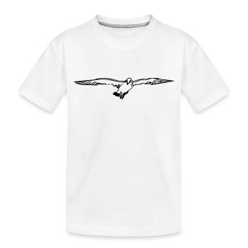 mouette - T-shirt bio Premium Enfant - blanc - Devant