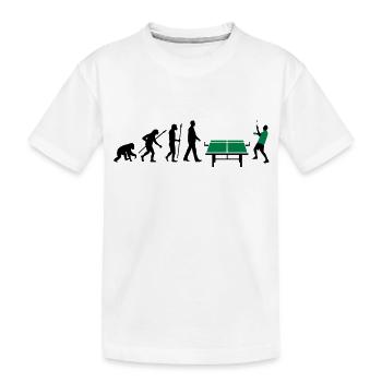 evolution_table_tennis_072012_a_2c - T-shirt bio Premium Enfant - blanc - Devant